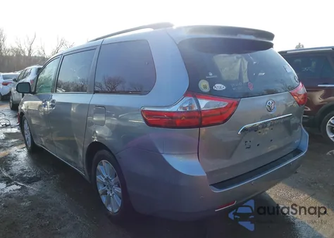 2015 Toyota Sienna Limited Premium 7 Passenger из США, поврежденный, VIN 5TDYK3DC1FS587849